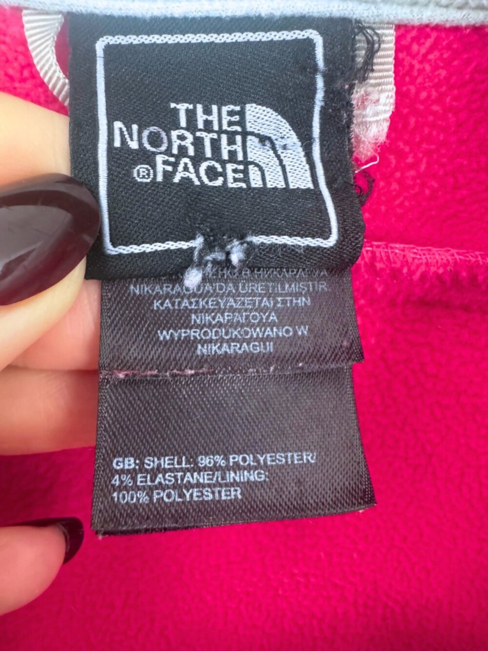 The North Face Pink Softshell Jacket Full Zip Lightweight Stretch Women’s Small - Picture 6 of 6